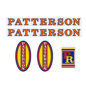 Patterson Racing - Gen 2 -orange dt - decal set