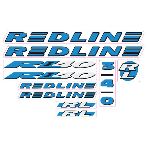 1993 Redline - RL340 - Blue with Black Decal set