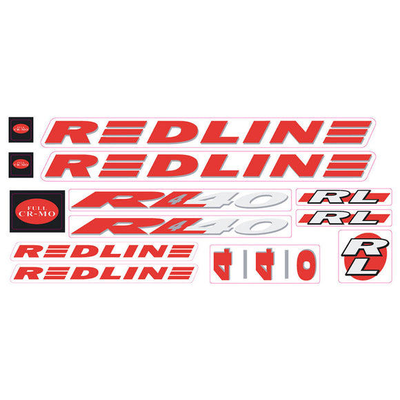 1993 Redline - RL440 - Red with Grey Decal set