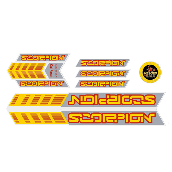 Scorpion BMX - Gen 2 - Cal-Facet decal set