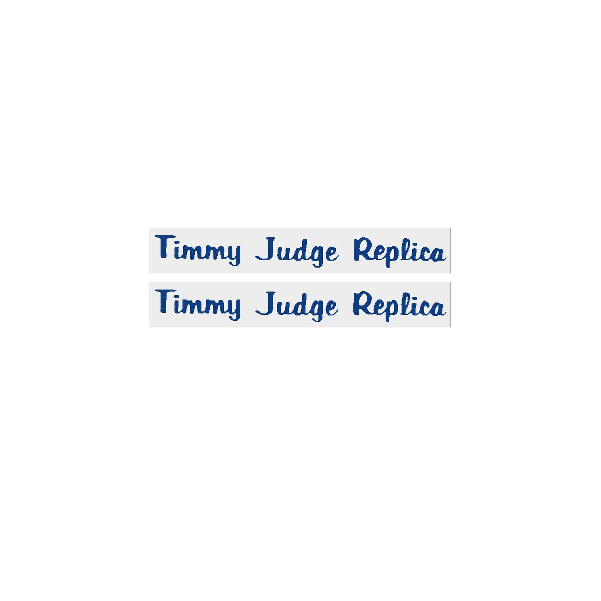 Thruster - Timmy Judge Replica decals BLUE on Clear decals | BMX ...