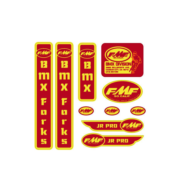 FMF - JR Pro decal set | BMX Products USA