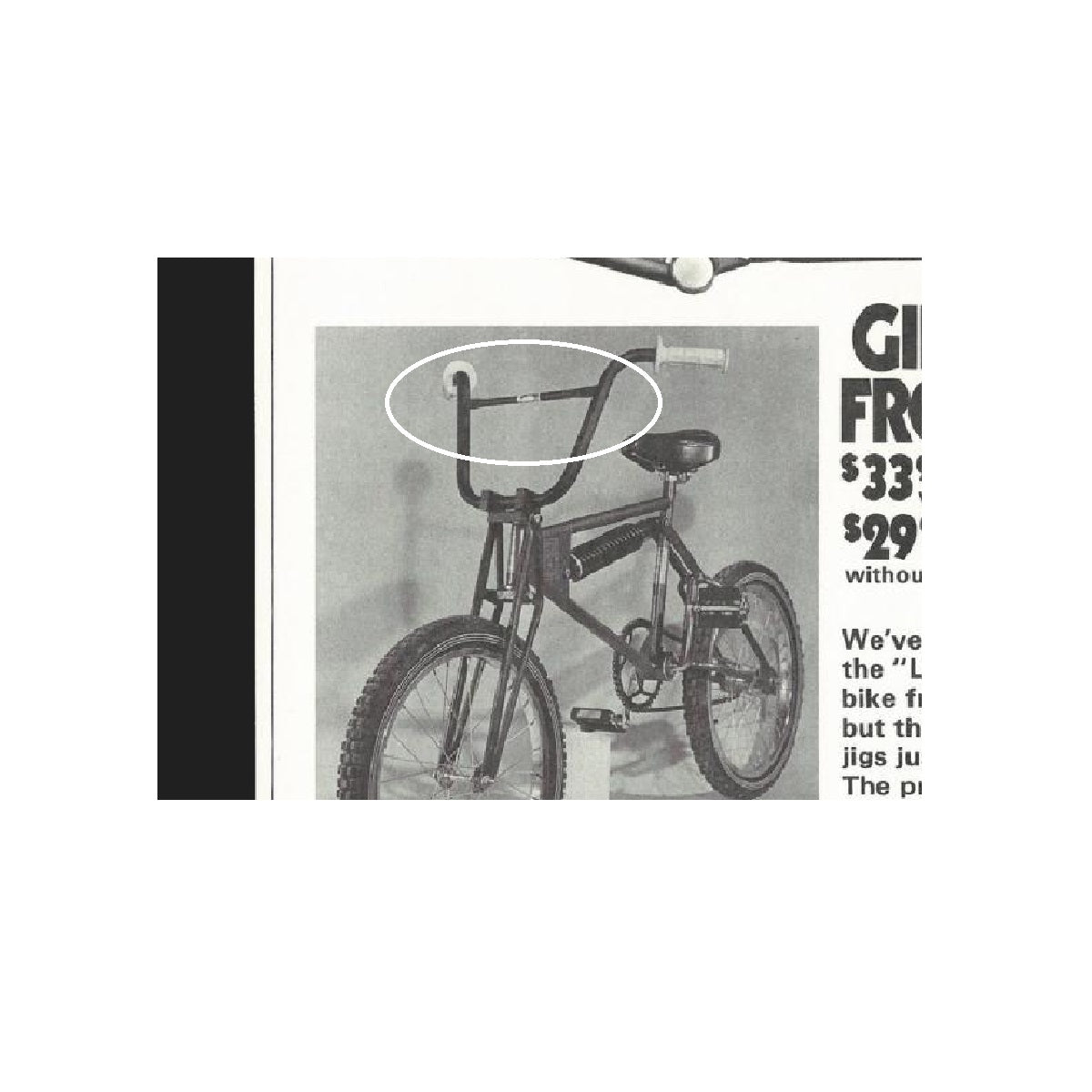 Gary Littlejohn - Bill Murphy cross-bar decal | BMX Products USA