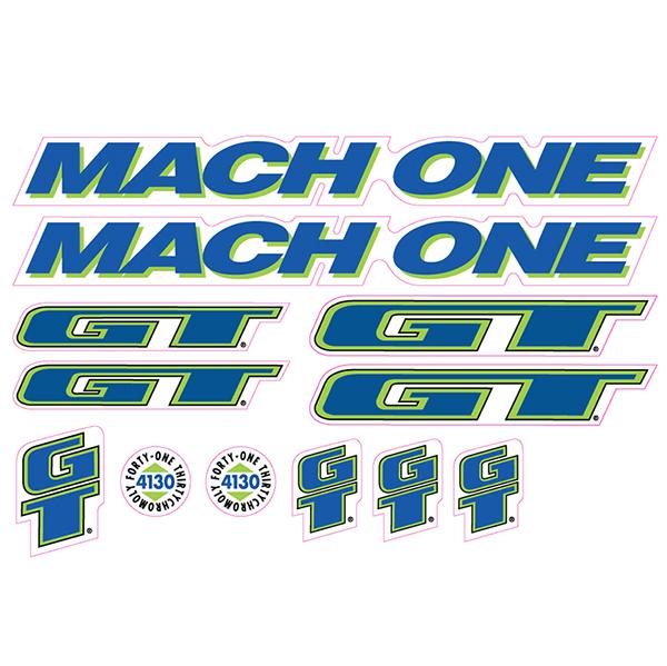 1992 GT BMX Mach One Clear decal set