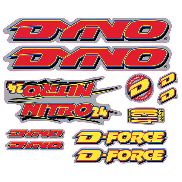 1996 DYNO - NITRO 24 decal set | BMX Products USA