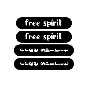 Free Spirit - bmx decal set