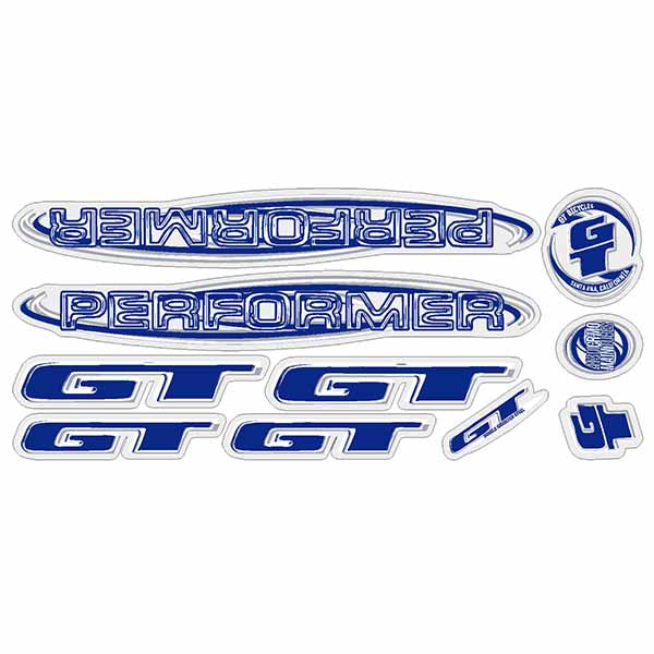 1999 GT BMX Performer for Orange frame decal set BMX Products USA