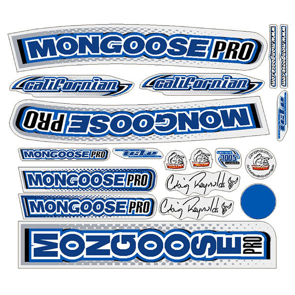 2000 Mongoose - Californian - Decal set | BMX Products USA