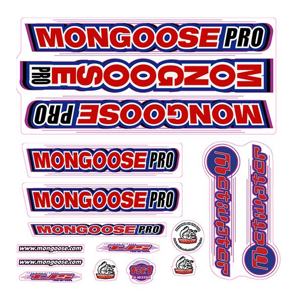 2000 Mongoose - Motivator for chrome frame - Decal set | BMX Products USA