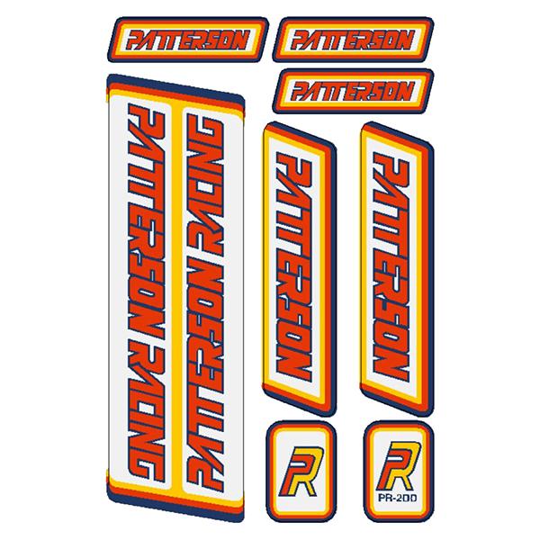 Patterson Racing PR 200 decal set BMX Products USA